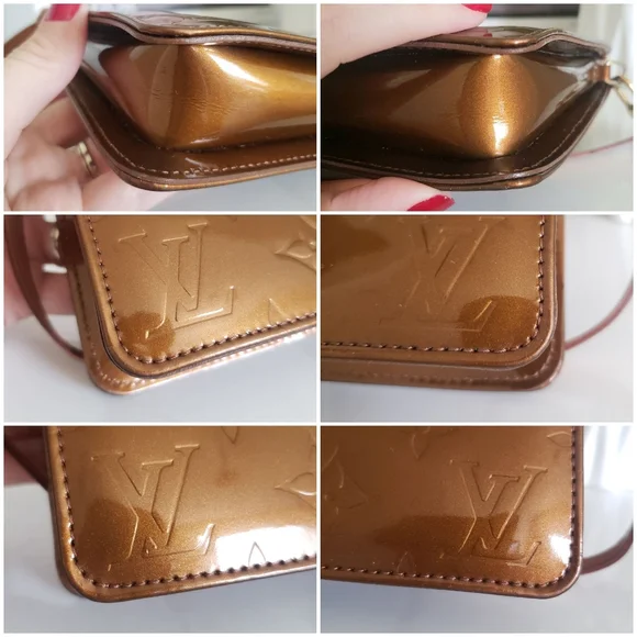 **SOLD** Authentic Pre-owned Louis Vuitton Lexington Vernis Pochette Bag - Picture 10 of 15